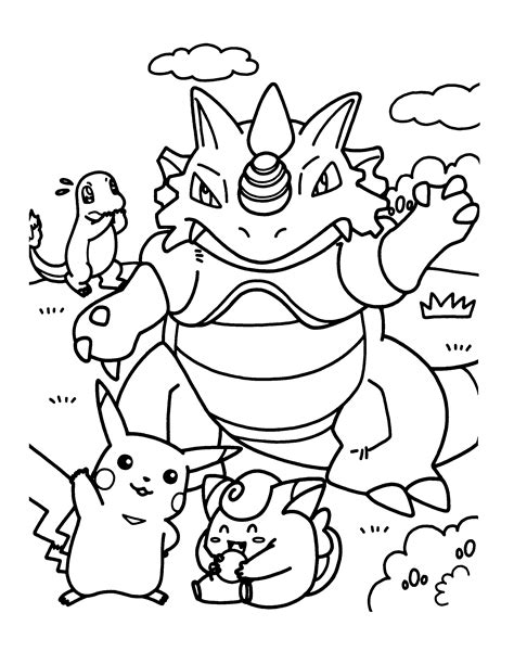 Free Pokemon coloring pages